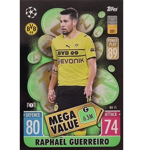 Topps Champions League Extra 2021/2022 MV 15 Raphael Guerreiro