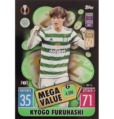 Topps Champions League Extra 2021/2022 MV 16 Kyogo Furuhashi