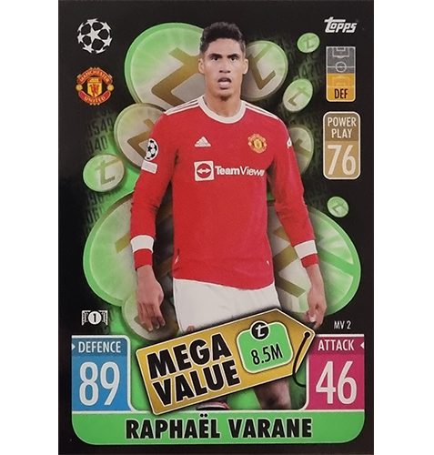 Topps Champions League Extra 2021/2022 MV 02 Raphael Varane