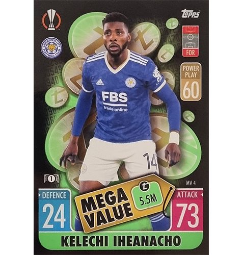 Topps Champions League Extra 2021/2022 MV 04 Kelechi Iheanacho