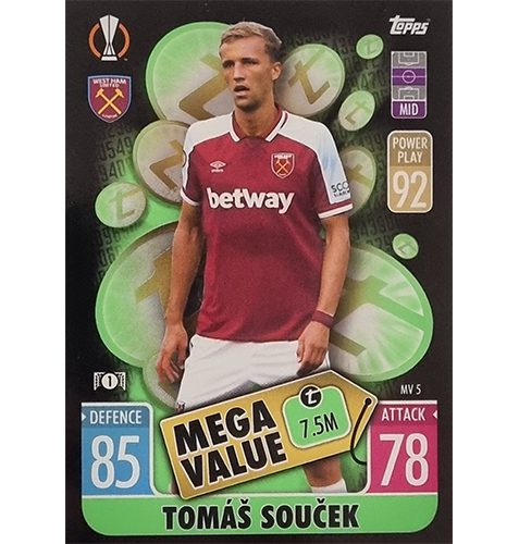 Topps Champions League Extra 2021/2022 MV 05 Tomas Soucek