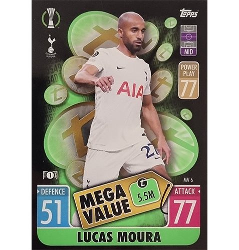 Topps Champions League Extra 2021/2022 MV 06 Lucas Moura