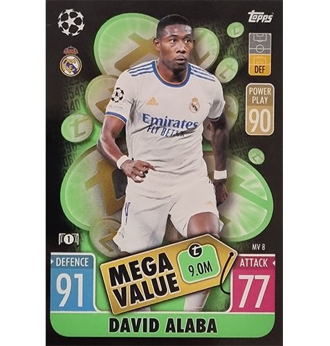 Topps Champions League Extra 2021/2022 MV 08 David Alaba