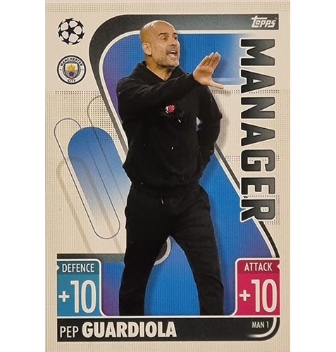 Topps Champions League Extra 2021/2022 MAN 01 Pep Guardiola