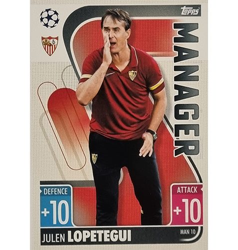 Topps Champions League Extra 2021/2022 MAN 10 Julien Lopetegui