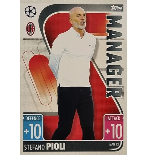 Topps Champions League Extra 2021/2022 MAN 13 Stefano Pioli