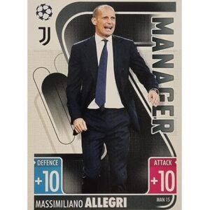 Topps Champions League Extra 2021/2022 MAN 15 Massimiliano Allegri