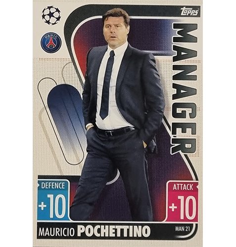 Topps Champions League Extra 2021/2022 MAN 21 Mauricio Pochettino