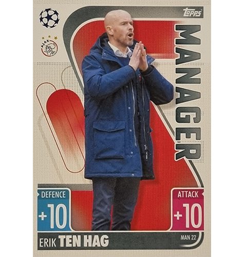 Topps Champions League Extra 2021/2022 MAN 22 Erik Ten Hag