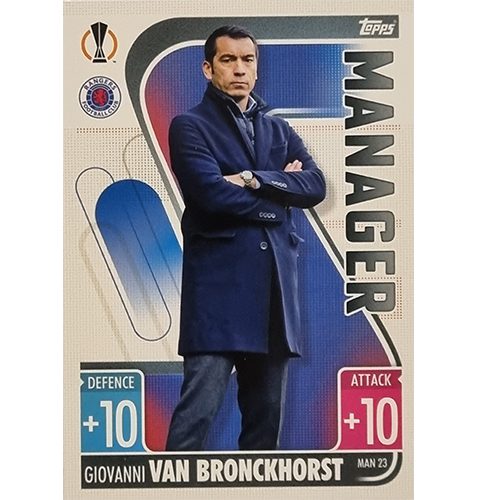 Topps Champions League Extra 2021/2022 MAN 23 Giovanni van Bronckhorst