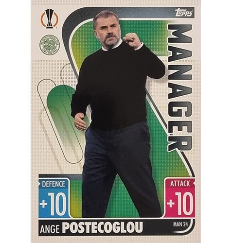 Topps Champions League Extra 2021/2022 MAN 24 Ange Postecoglou