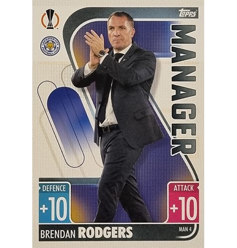 Topps Champions League Extra 2021/2022 MAN 04 Brendan Rodgers