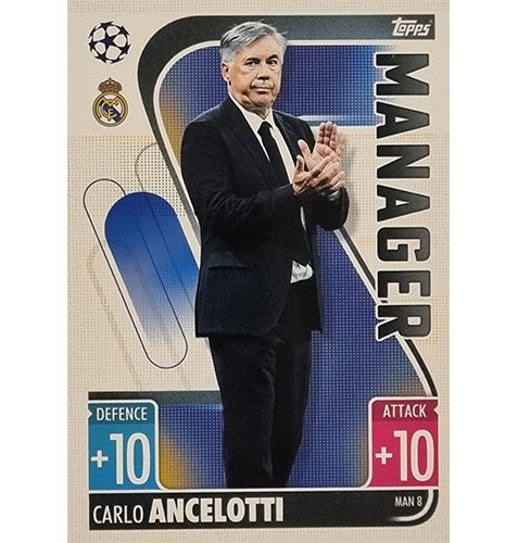 Topps Champions League Extra 2021/2022 MAN 08 Carlo Ancelotti