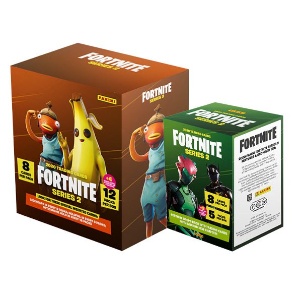 Panini Fortnite Series 2 Bundle 1x Mega Box+ 1x Blaster Box