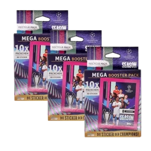 Topps Champions League 2023-2024 Sticker - 3x MEGA Booster Pack