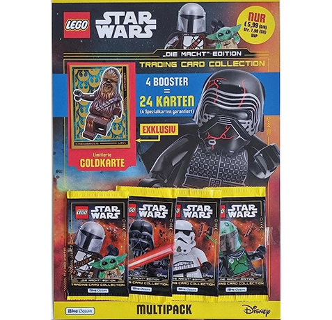 Lego Star War Trading Cards TCG Serie 4 "Die Macht Edition – 1x Multipack inkl. LE14 Chewbacka (Deutsche Version)