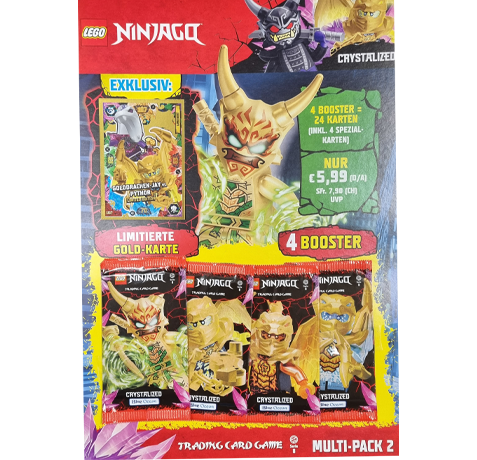 LEGO Ninjago TCG Serie 8 CRYSTALIZED - 1x Multipack 2 LE27 GOLDDRACHEN-JAY PYTHOR