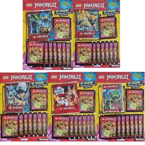 Blue Ocean LEGO Ninjago Crystalized Sticker - 5x verschiedene Multipacks ohne Auswahl (Deutsche Version)