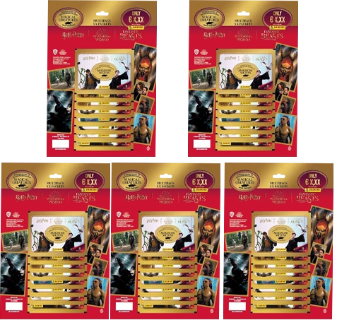 Panini Harry Potter Magische Kreaturen Sticker - 5x Multipack