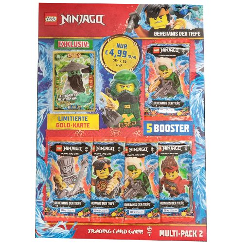 Lego Ninjago Serie 7 Trading Cards Geheimnisse der Tiefe - 1x Multipack 2 LE 22 Legendärer Meister Yang