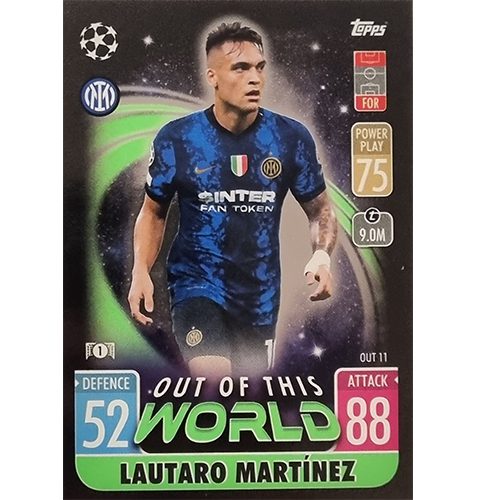 Topps Champions League Extra 2021/2022 OUT 11 Lautaro Martinez