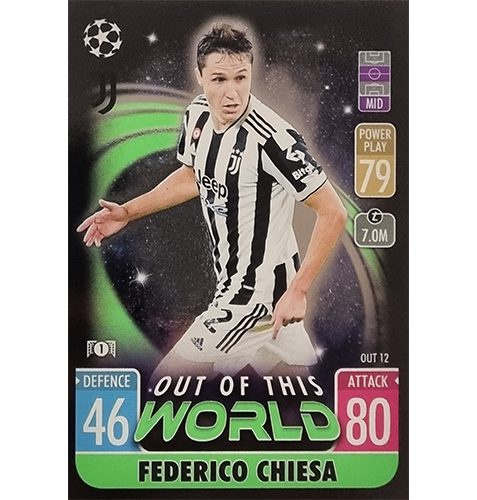 Topps Champions League Extra 2021/2022 OUT 12 Federico Chiesa