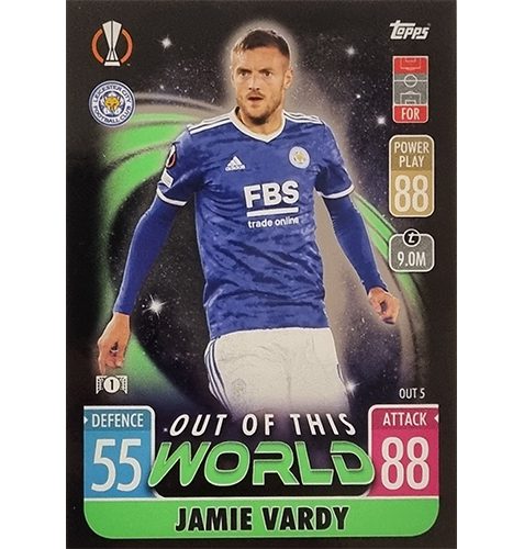 Topps Champions League Extra 2021/2022 OUT 05 Jamie Vardy