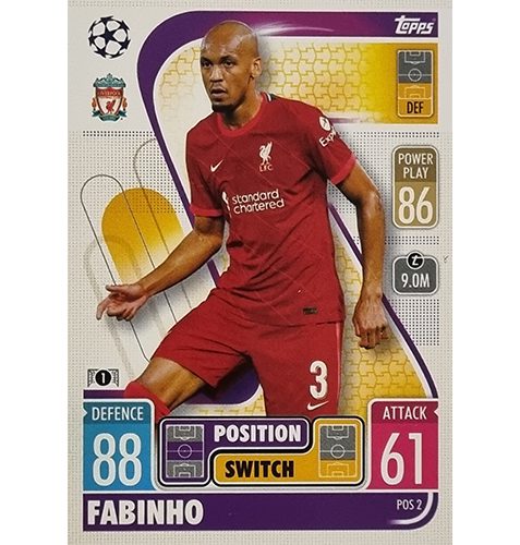 Topps Champions League Extra 2021/2022 POS 2 Fabinho