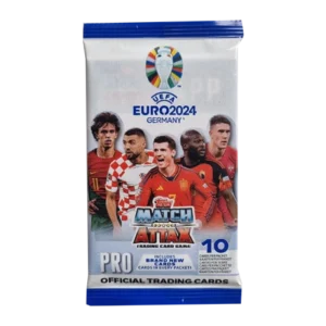 Topps UEFA EURO 2024 Match Attax Trading Cards – 1x Pemium Pro Cards Booster