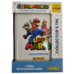 Panini Super Mario Trading Cards - 1x Pocket Tin Weiß