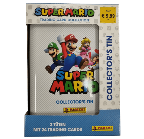 Panini Super Mario Trading Cards - 1x Pocket Tin Weiß