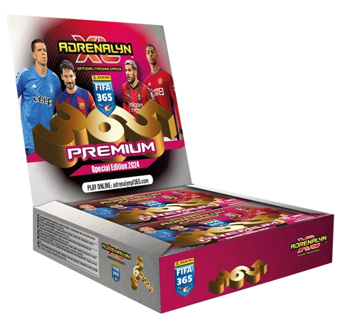 Panini FIFA 365 2024 Adrenalyn XL - 1x PREMIUM Display je 10 Premium Booster