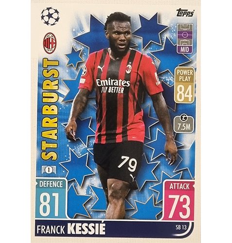 Topps Champions League Extra 2021/2022 SB 13 Franck Kessie