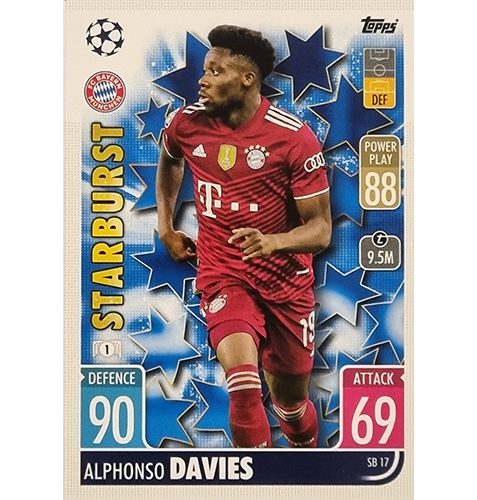 Topps Champions League Extra 2021/2022 SB 17 Alphonso Davies