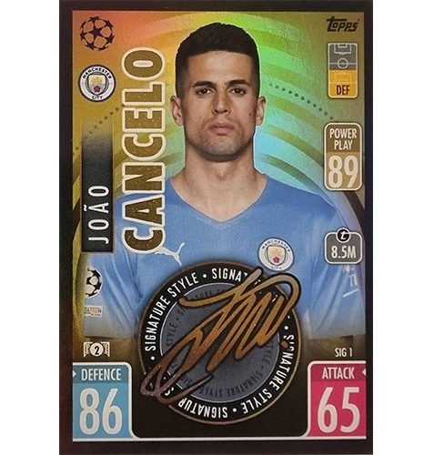 Topps Champions League Extra 2021/2022 SIG 01 Joao Cancelo