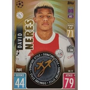 Topps Champions League Extra 2021/2022 SIG 12 David Neres