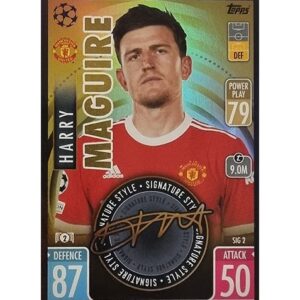 Topps Champions League Extra 2021/2022 SIG 02 Harry Maguire