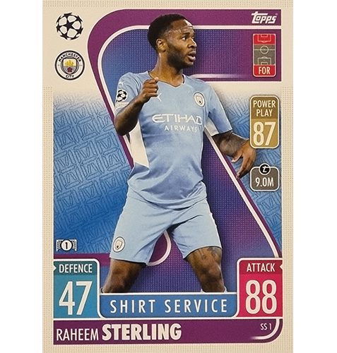 Topps Champions League Extra 2021/2022 SS 01 Raheem Sterling