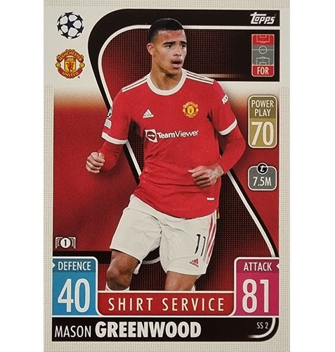 Topps Champions League Extra 2021/2022 SS 02 Mason Greenwood