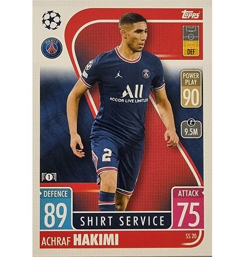 Topps Champions League Extra 2021/2022 SS 20 Achraf Hakimi