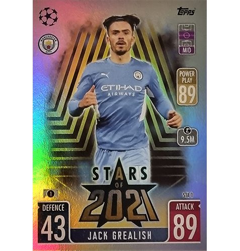 Topps Champions League Extra 2021/2022 STA 01 Jack Grealish