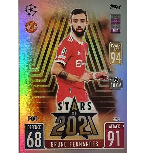 Topps Champions League Extra 2021/2022 STA 02 Bruno Fernandes