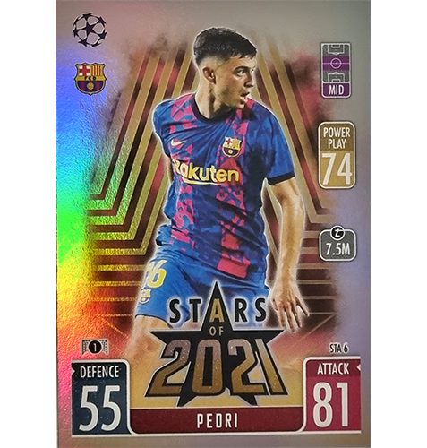 Topps Champions League Extra 2021/2022 STA 06 Pedri