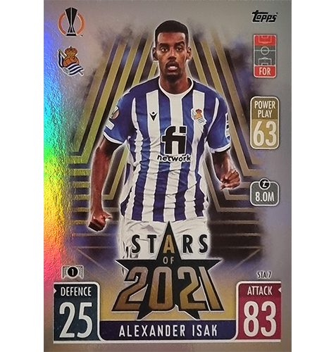 Topps Champions League Extra 2021/2022 STA 07 Alexander Isak