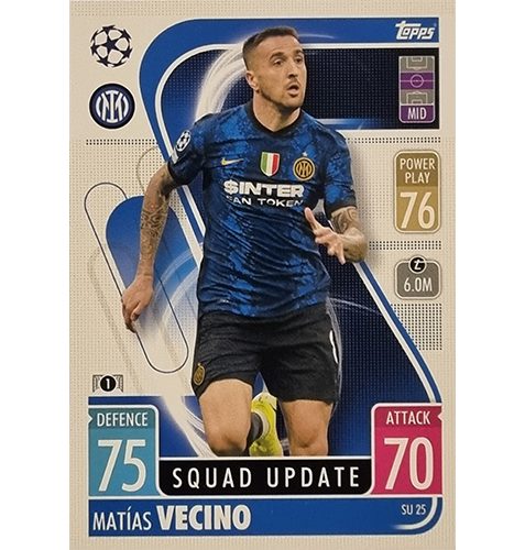 Topps Champions League Extra 2021/2022 SU 25 Matias Vecino