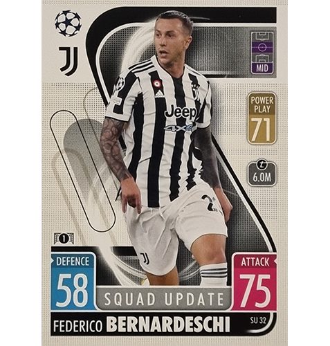 Topps Champions League Extra 2021/2022 SU 32 Federico Bernardeschi