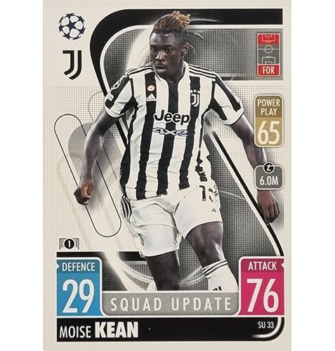 Topps Champions League Extra 2021/2022 SU 33 Moise Kean