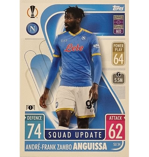 Topps Champions League Extra 2021/2022 SU 34 Andre-Frank Zambo Anguissa