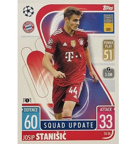 Topps Champions League Extra 2021/2022 SU 36 Josip Stanisic