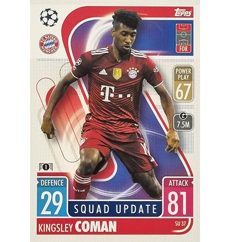 Topps Champions League Extra 2021/2022 SU 37 Kingsley Coman